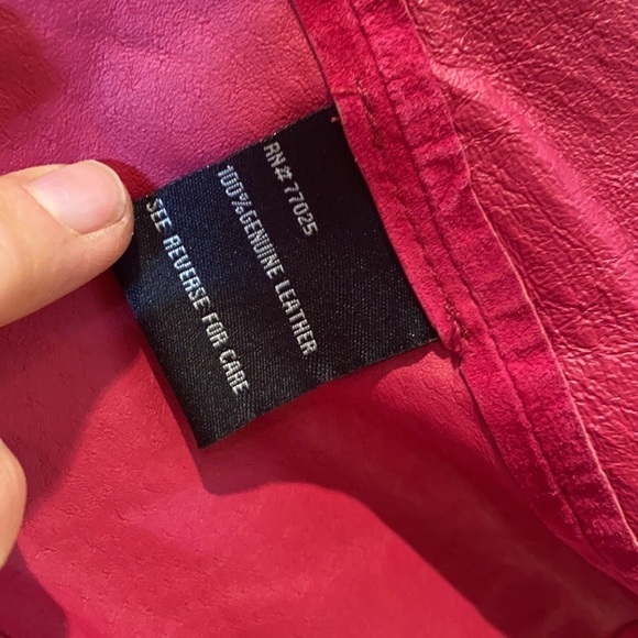 Carlos Falchi Sz M Raspberry Pink Suede Jacket Coat - Picture 13 of 14